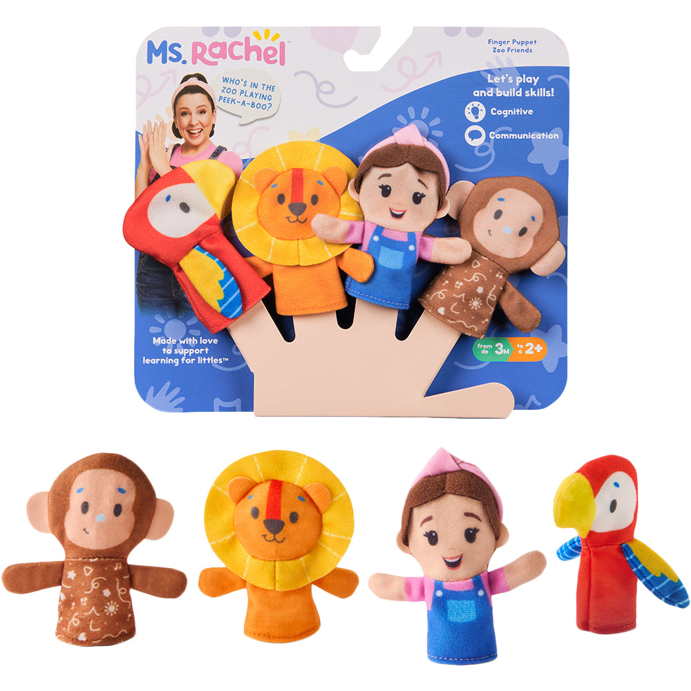 Ms Rachel Zoo Song Finger Puppet Set – Mastermind Toys