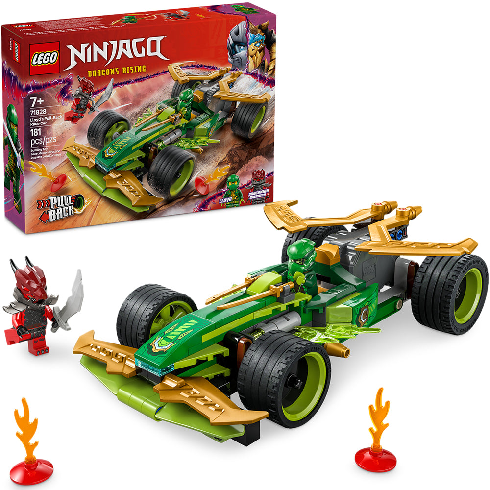 LEGO® NINJAGO® Lloyd's Pull-Back Race Car 71828 – Mastermind Toys