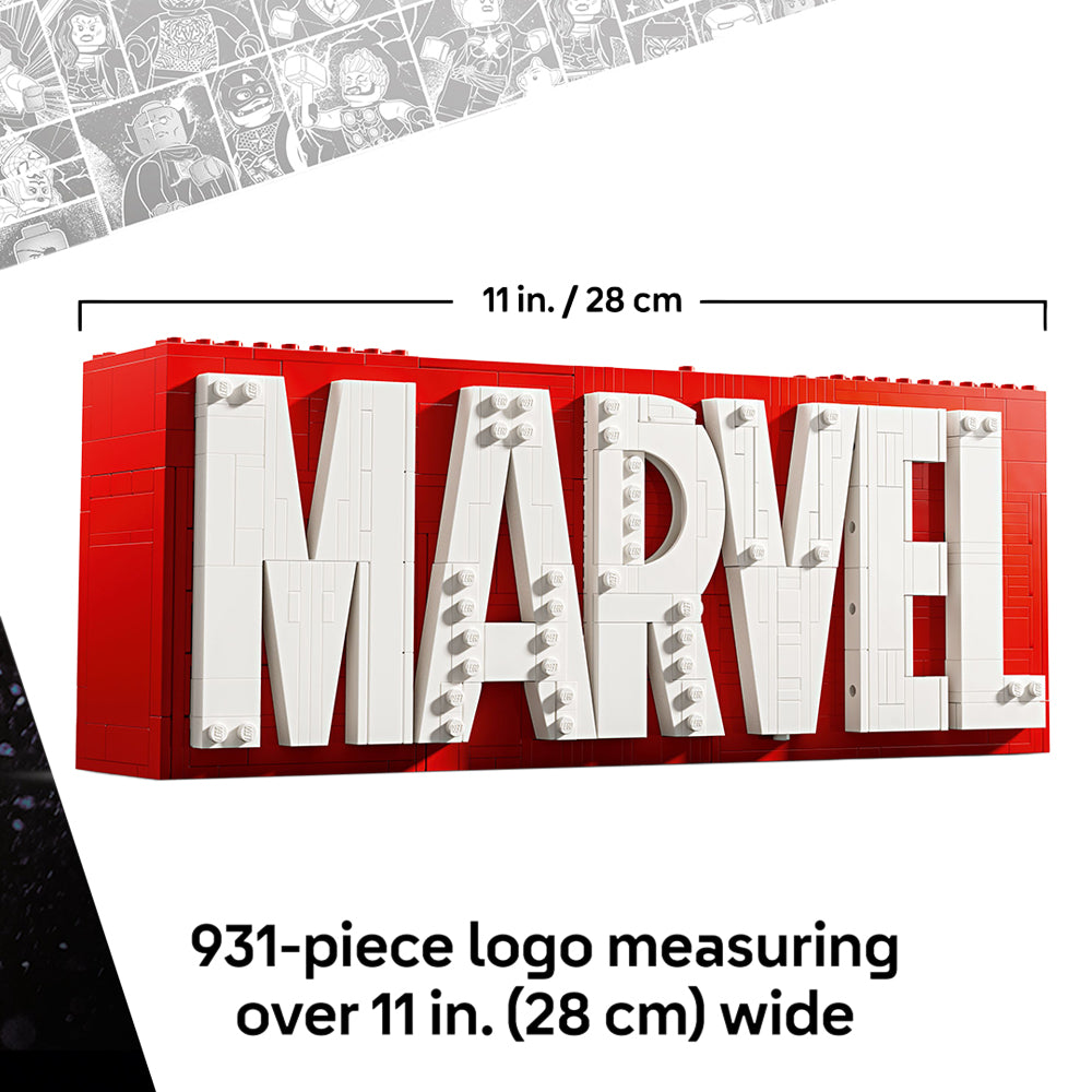 LEGO Marvel MARVEL Logo Minifigures 76313