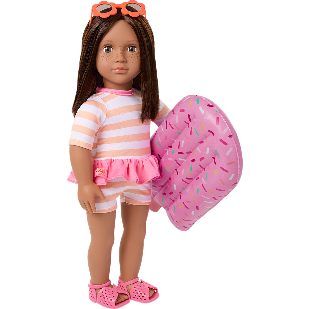 Our Generation Helena 18” Doll with Bathing Suit