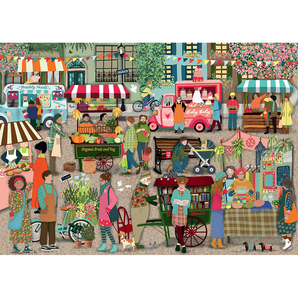 Street Market 1000 Pc Puzzle