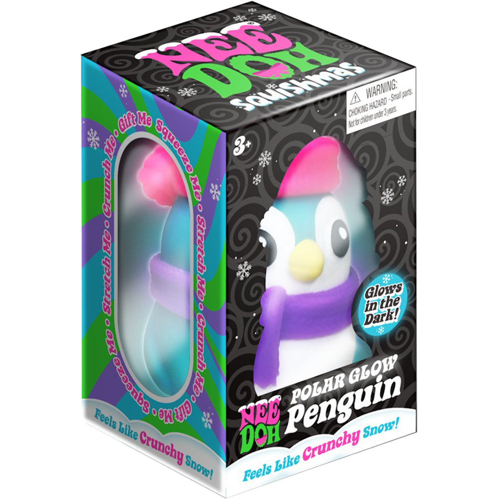 NeeDoh Polar Glow Penguin