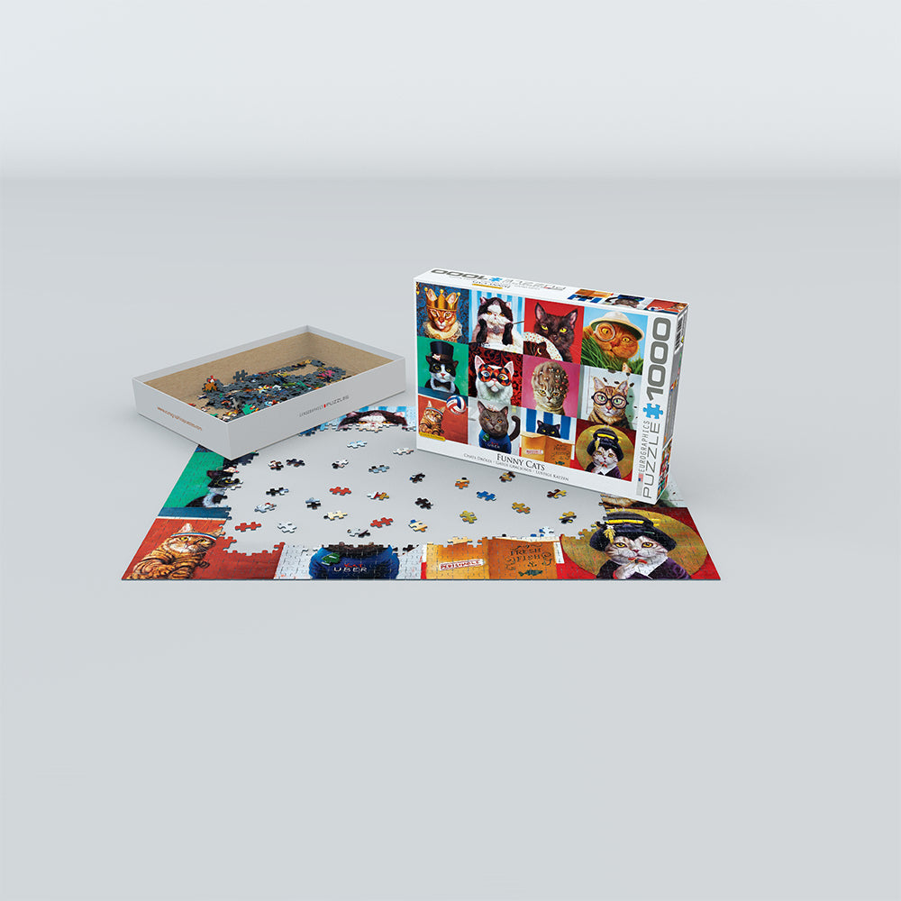 Eurographics Funny Cats 1000 PC Puzzle