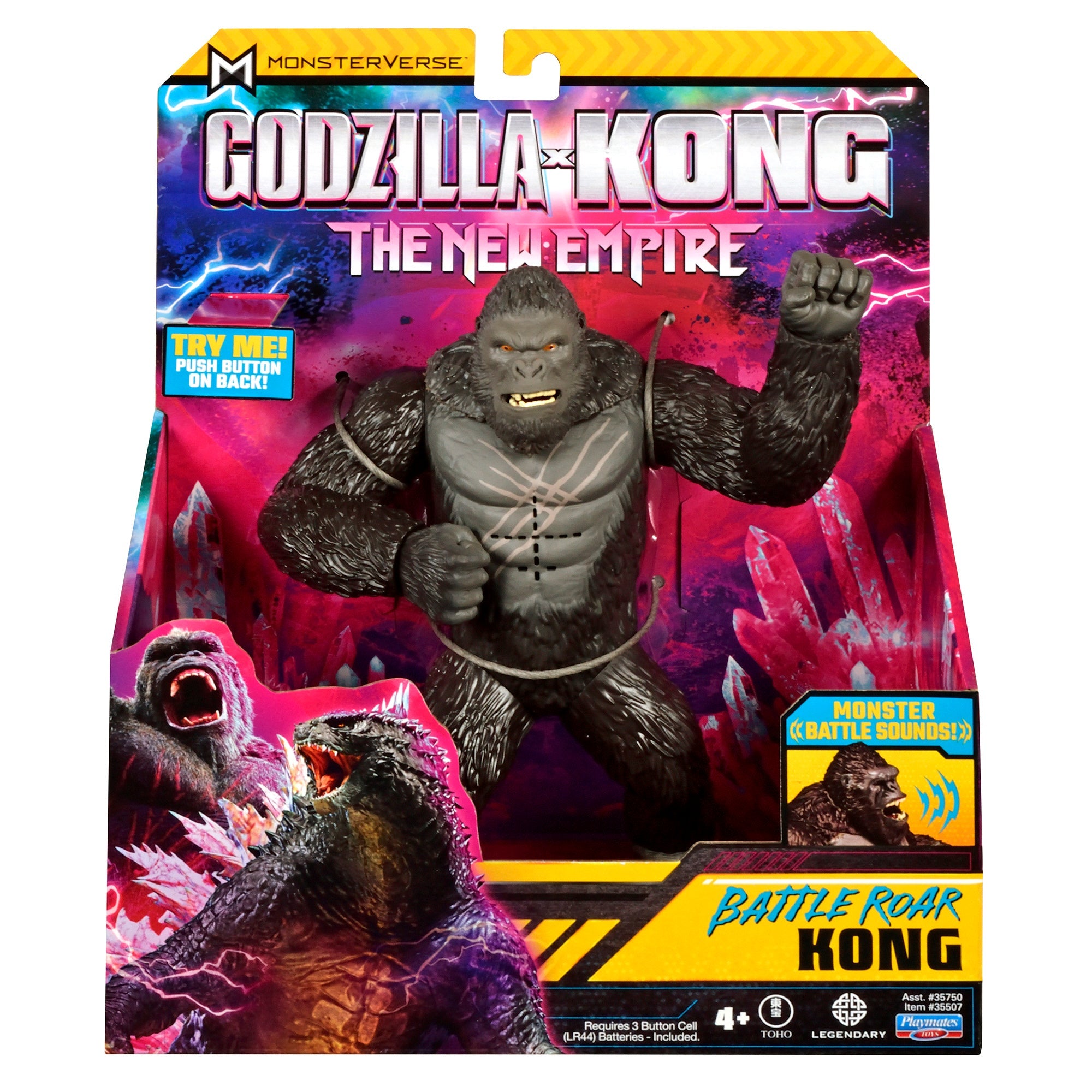 246431 - 7" Battle Roar Kong (with Electric Sounds) - Mastermind Toys___246431