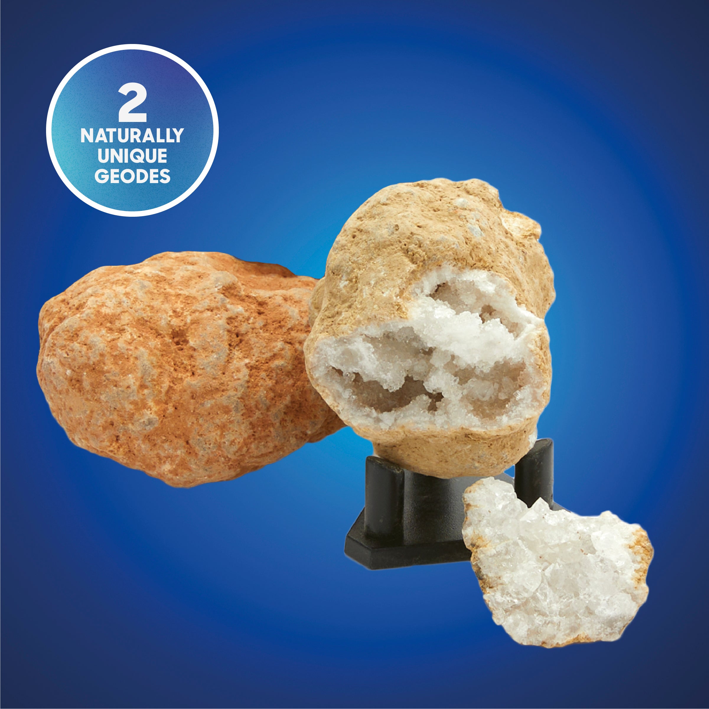 Discovery Toy Mystery Crystals Geode Excavation 2pc