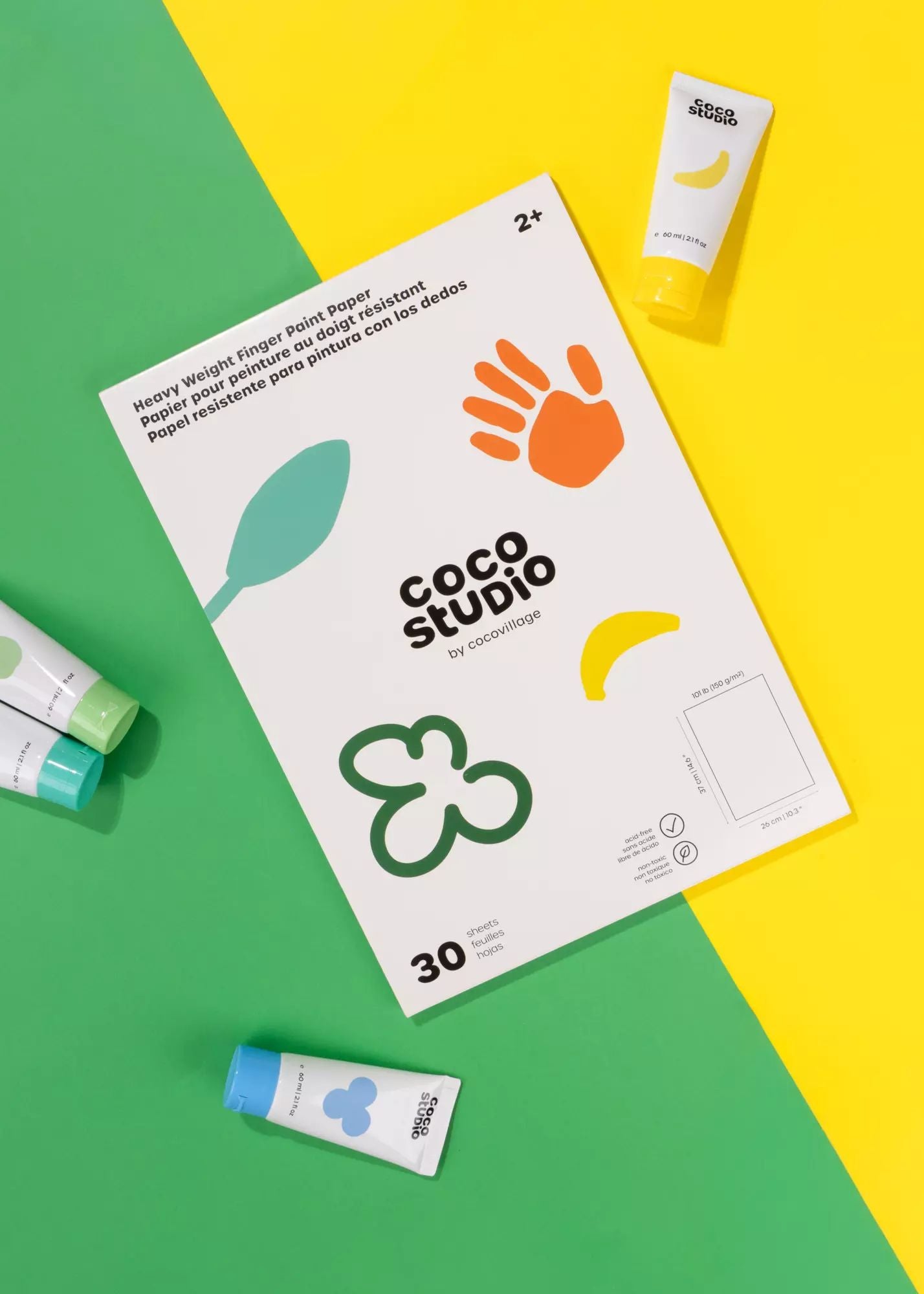 Heavy Weight Finger Paint Paper (30 sheets)