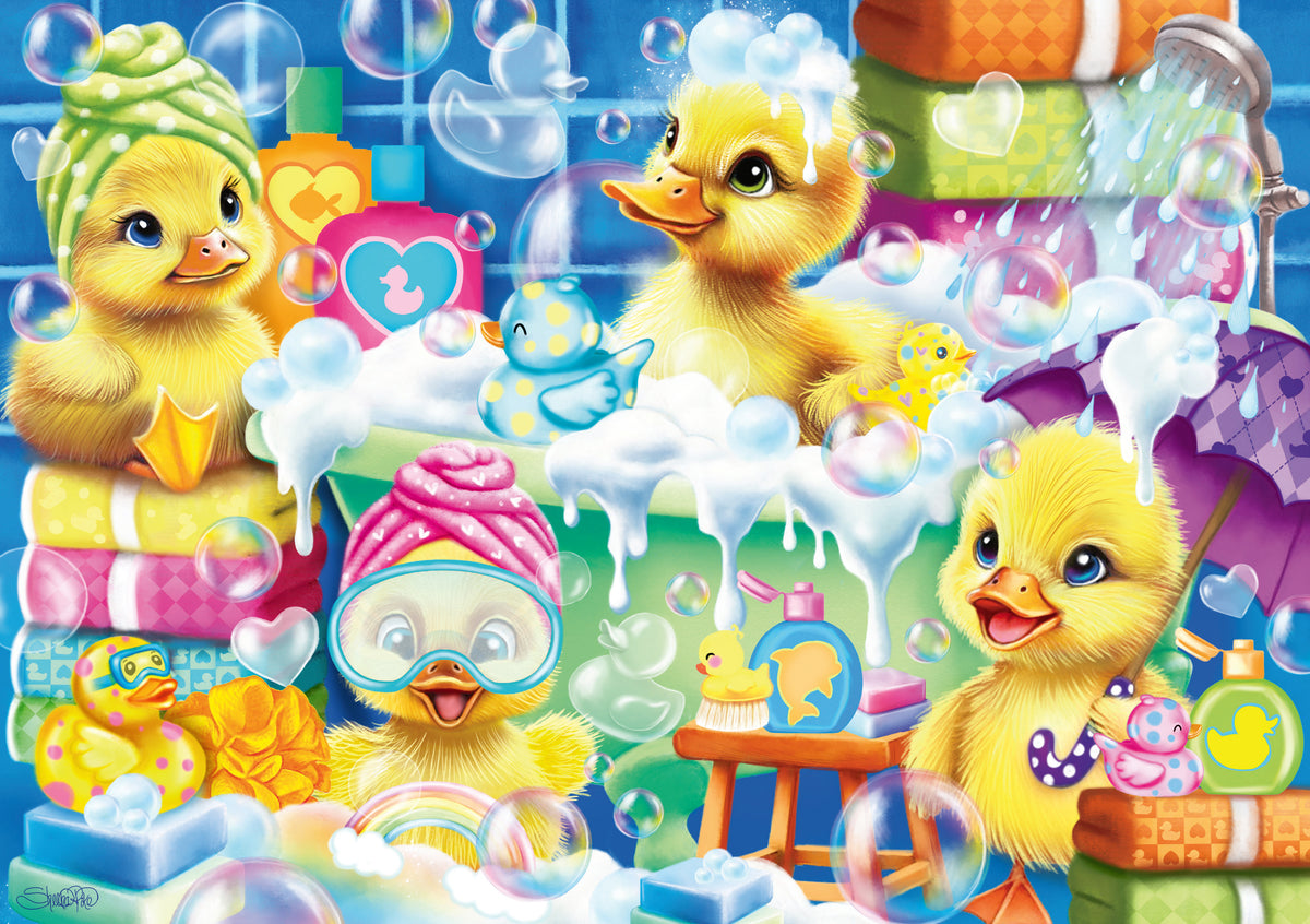 Ravensbuger Scrub a Dub Duckies 35pc Puzzle