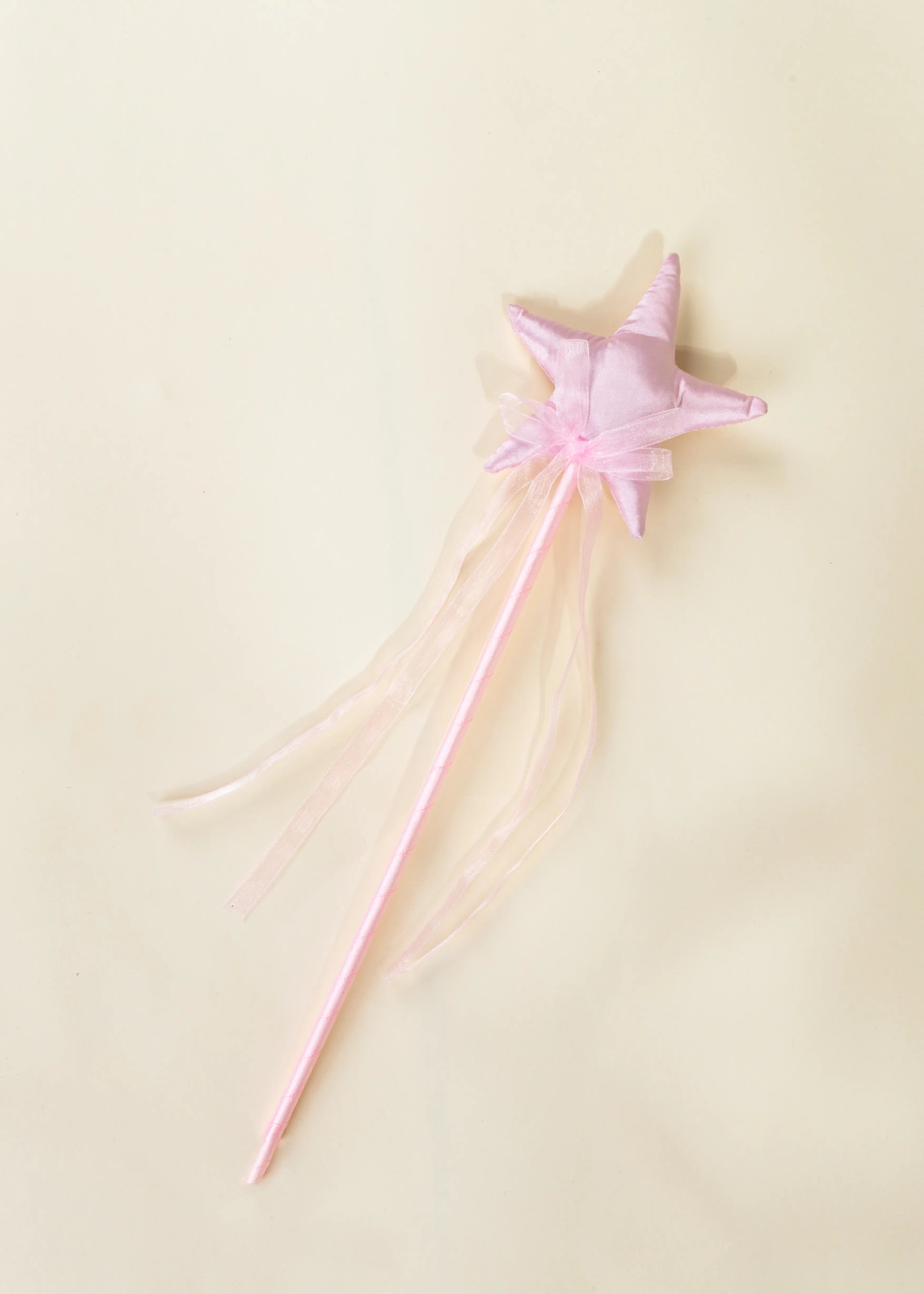 Coco Village Pink Star  Wand with Ribbon