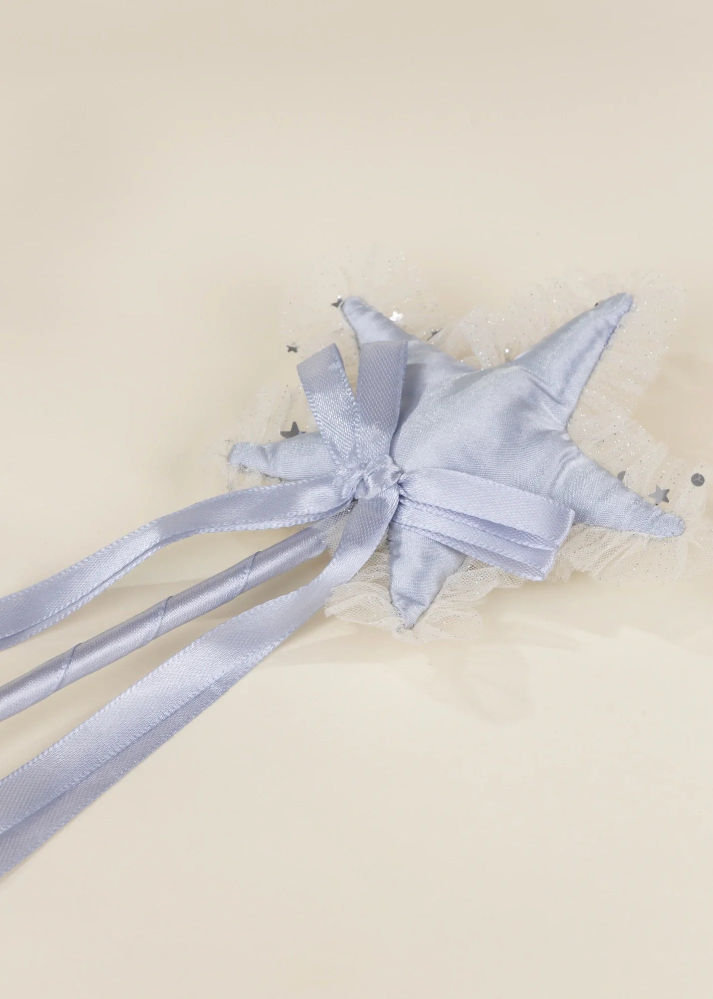 Coco Village Silver Star  Wand with Frill