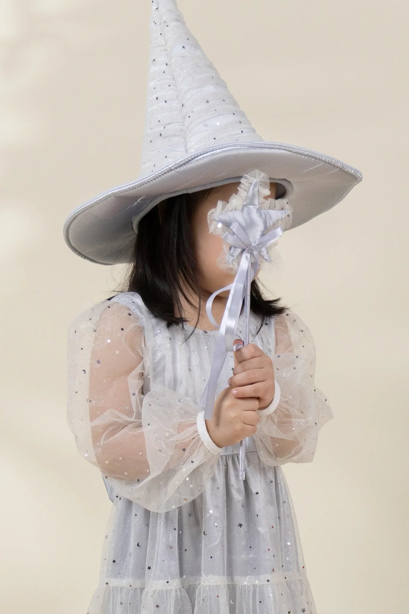 Coco Village Silver Star  Wand with Frill