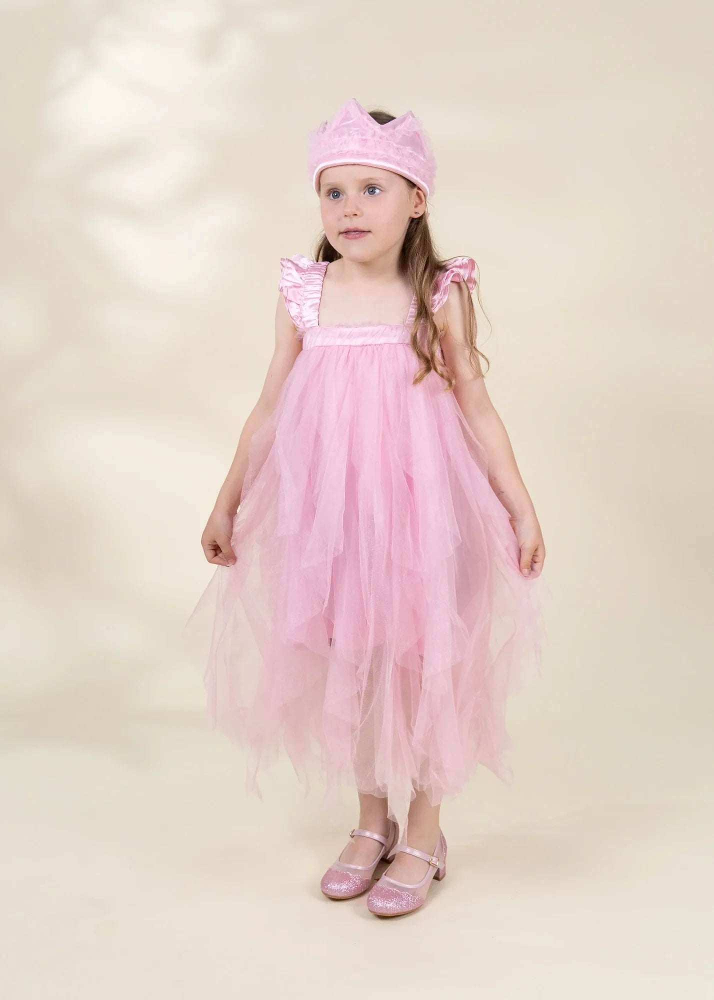 Coco Village Pink Ruffle Crown
