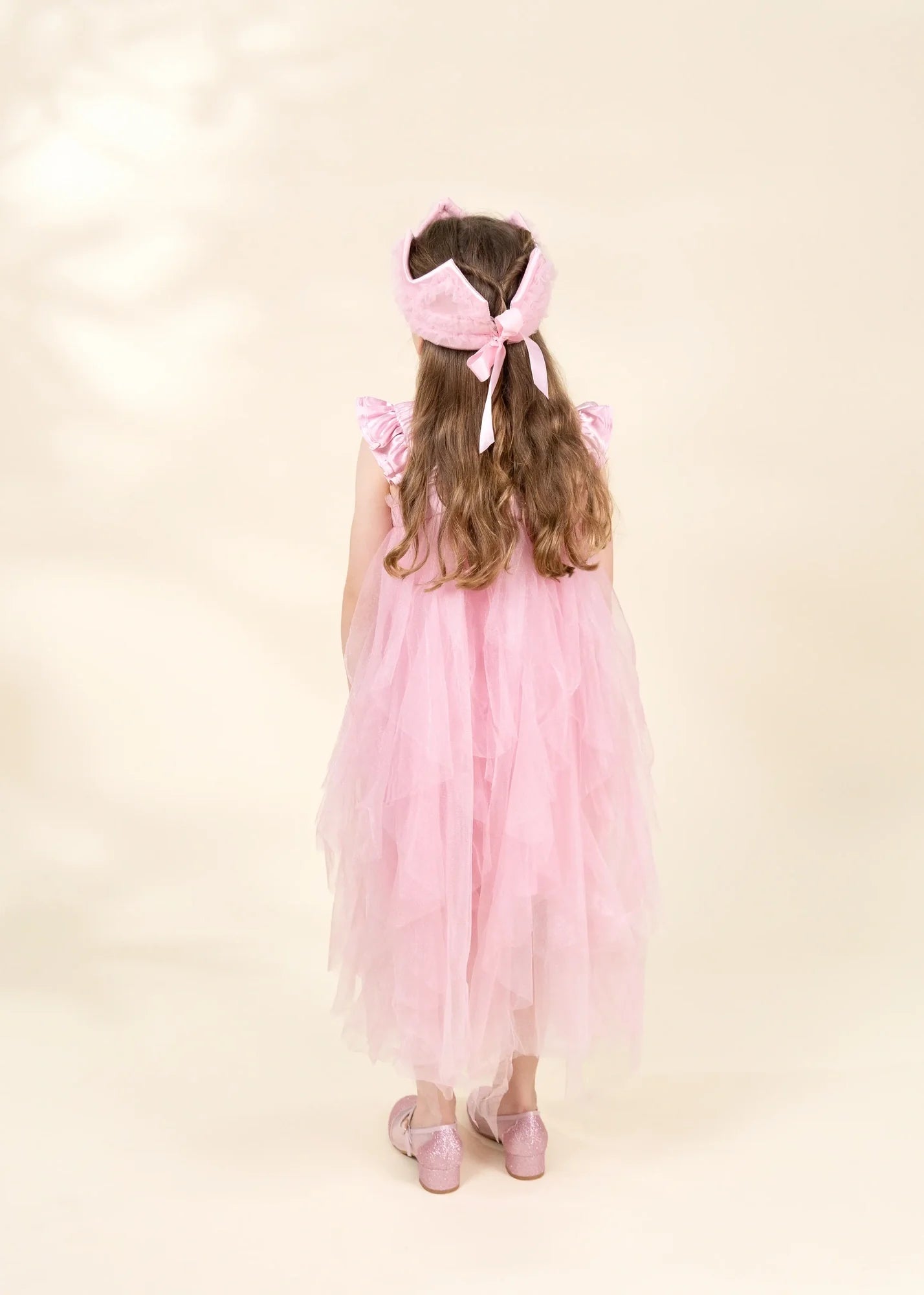 Coco Village Pink Ruffle Crown