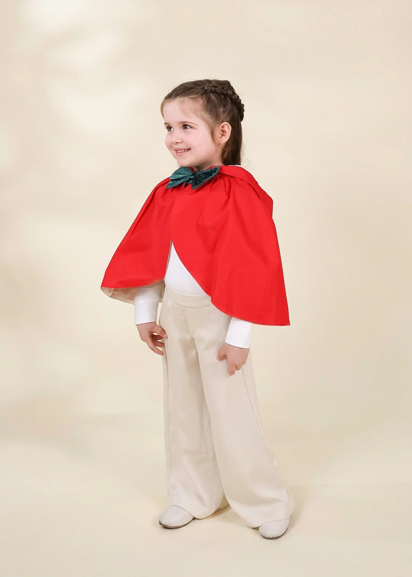 253026__03_Role_Play_Dress-Up_Red_Cotton_Twill_Cape_with_Bow_Default_Title
