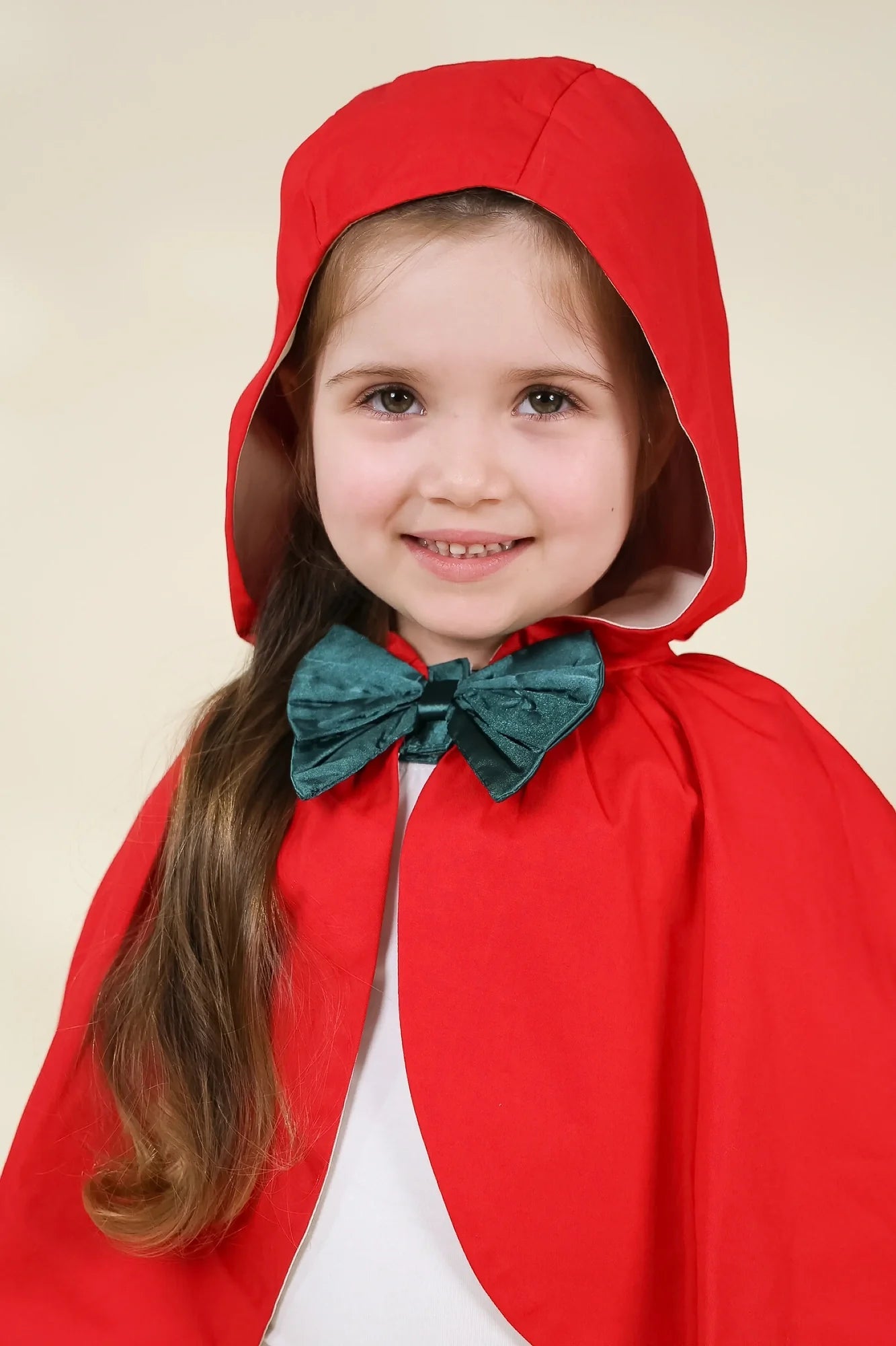 253026__04_Role_Play_Dress-Up_Red_Cotton_Twill_Cape_with_Bow_Default_Title