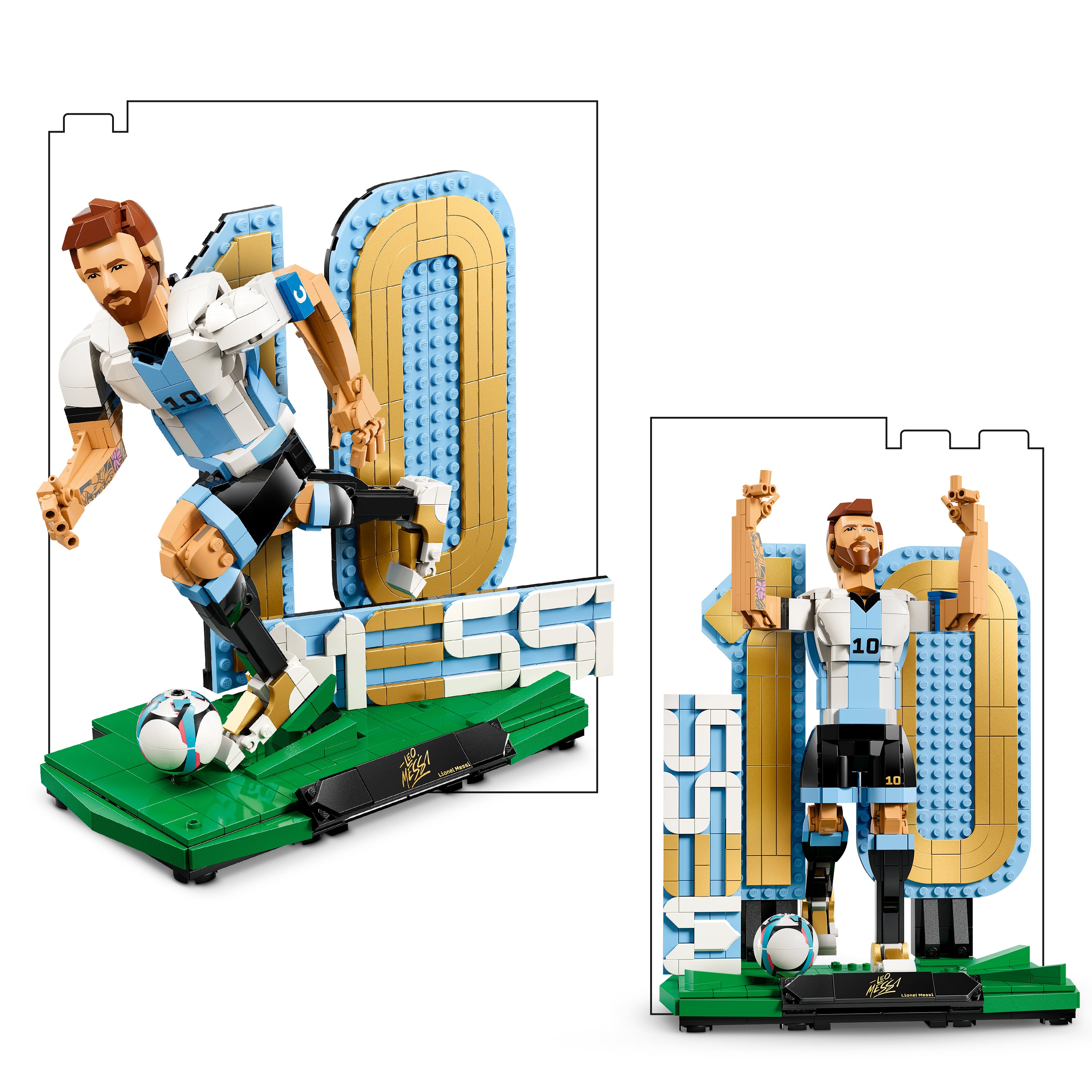 LEGO Editions Lionel Messi – Soccer Legend 43015