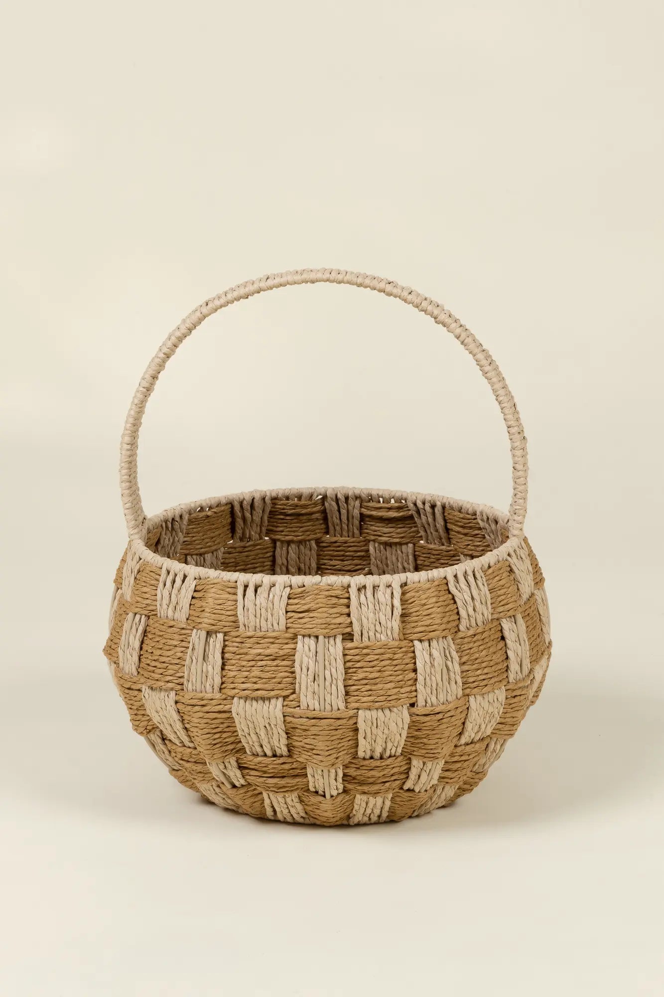 Coco Village Harvest Checker Treat Basket – Large