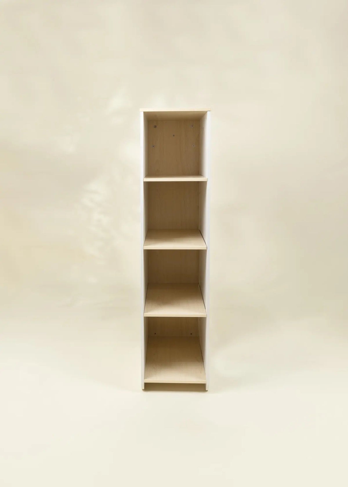 Large Wooden Wardrobe with Shelves & Hanging Rod