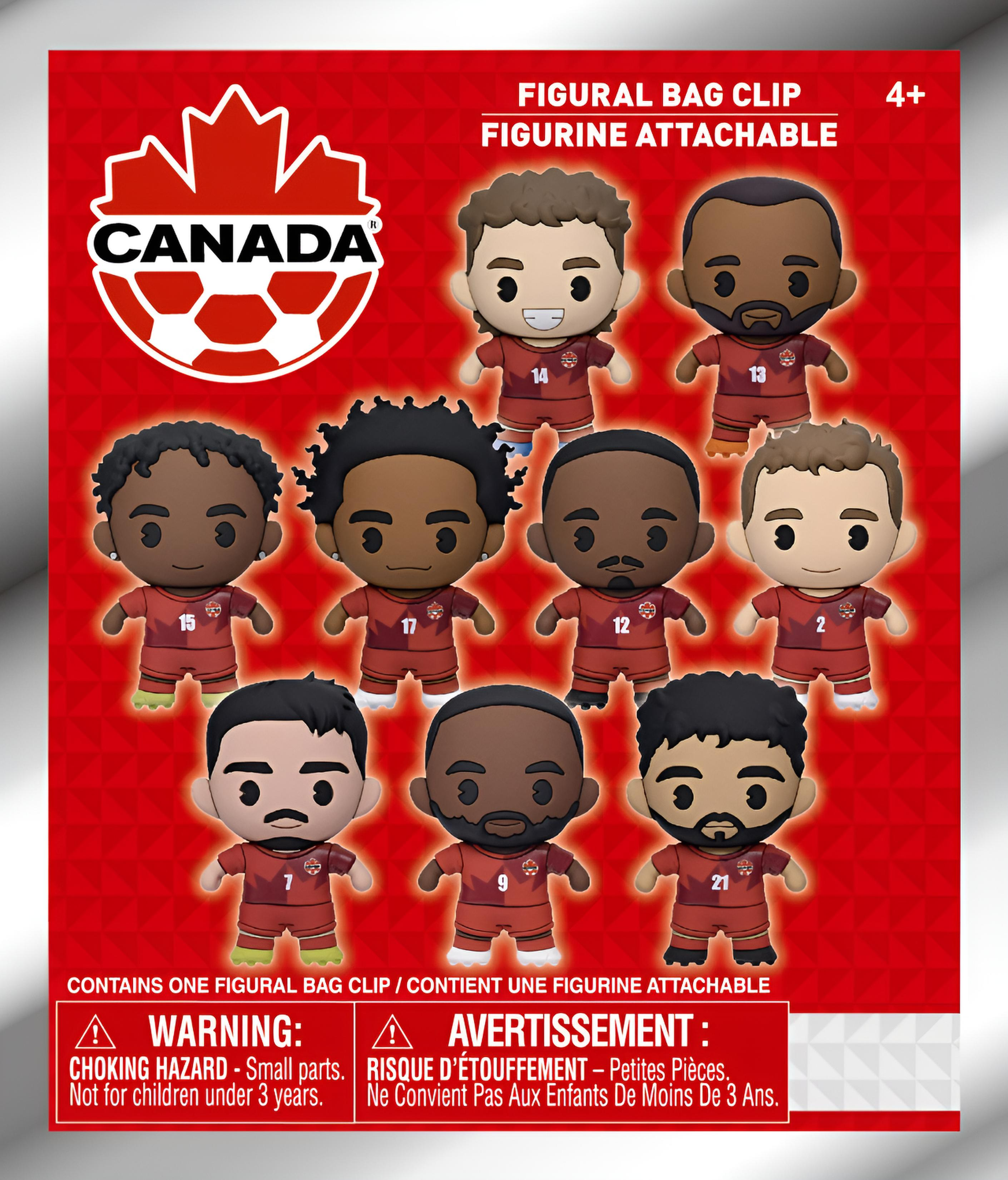 2026 Team Canada World Cup 3D Foam Bag Clip