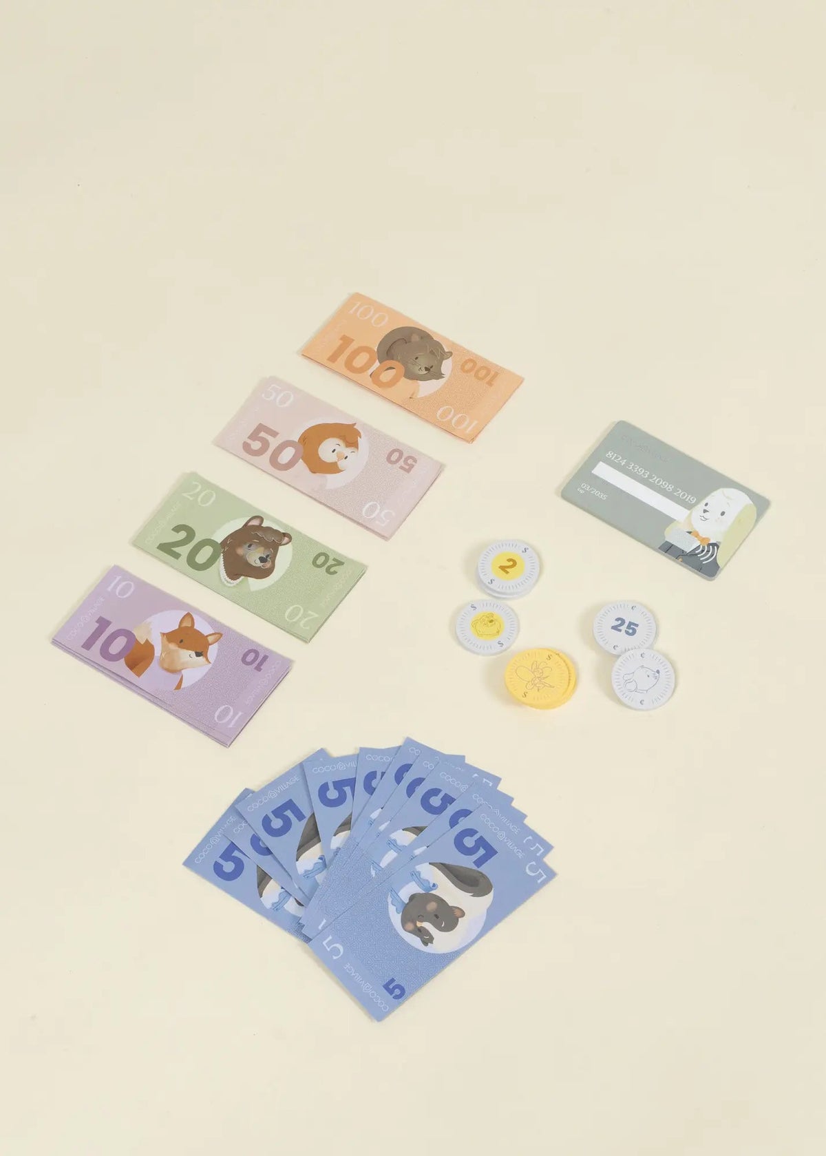 Coco Village Wooden Play Cash Register Counter