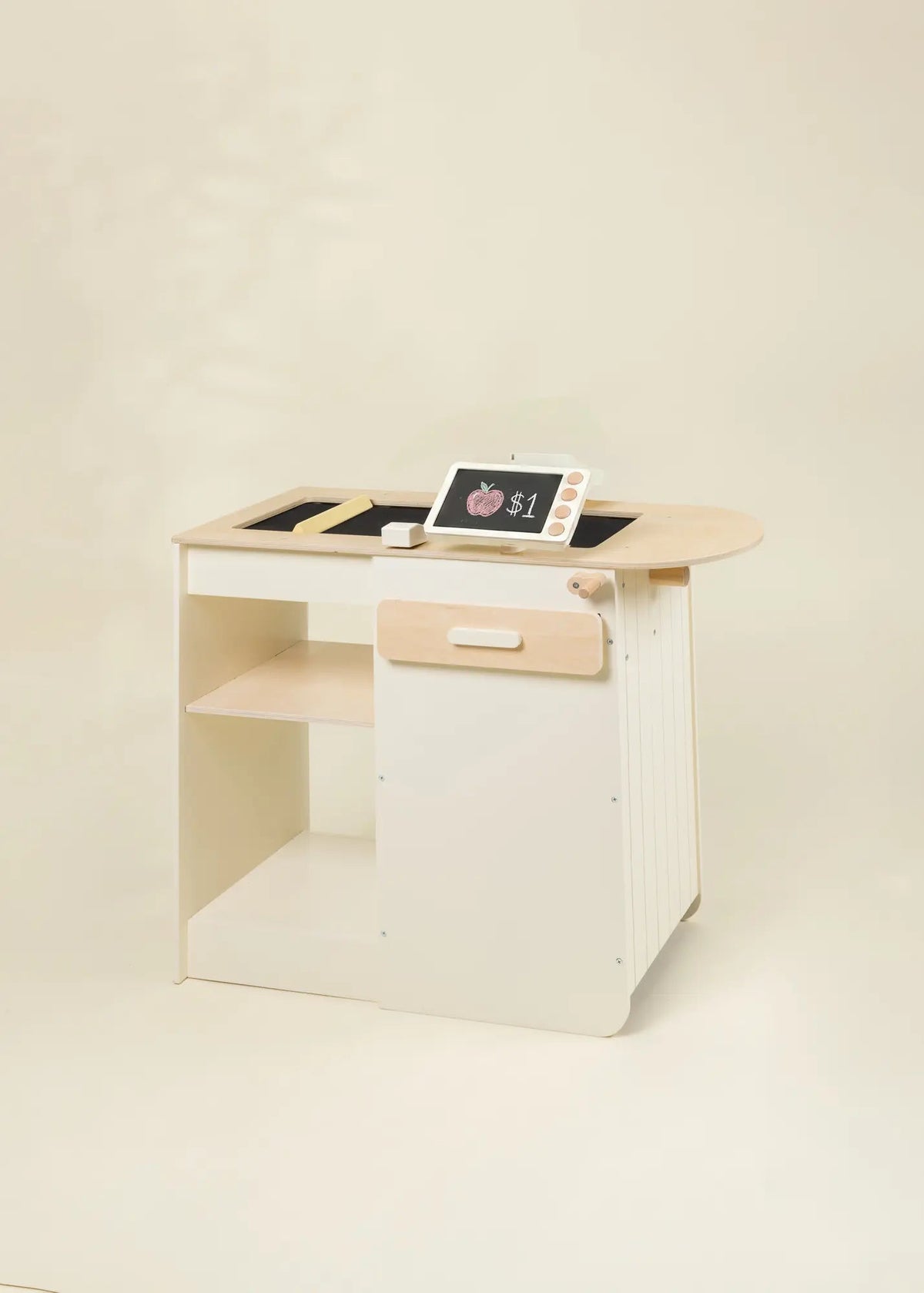 Coco Village Wooden Play Cash Register Counter