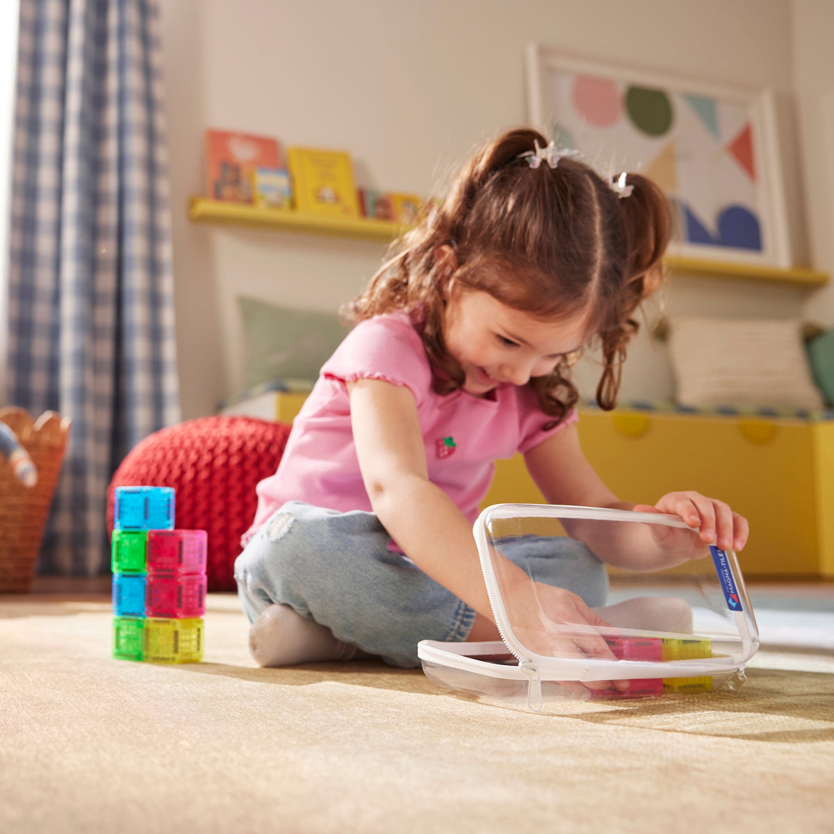The Original MAGNA-TILES® microMAGS Cubes 9-Piece
