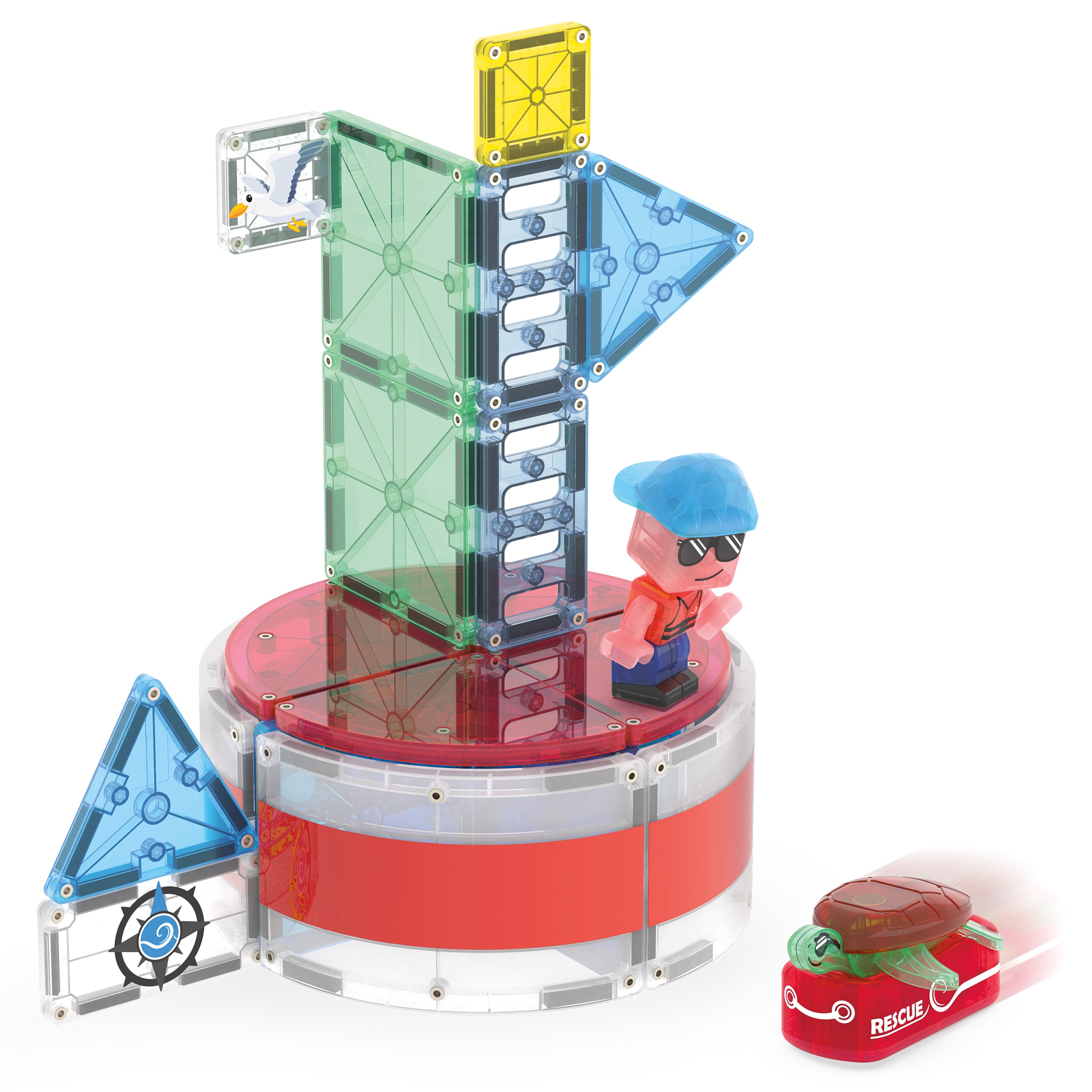 The Original MAGNA-TILES® Lighthouse Rescue 26-Piece
