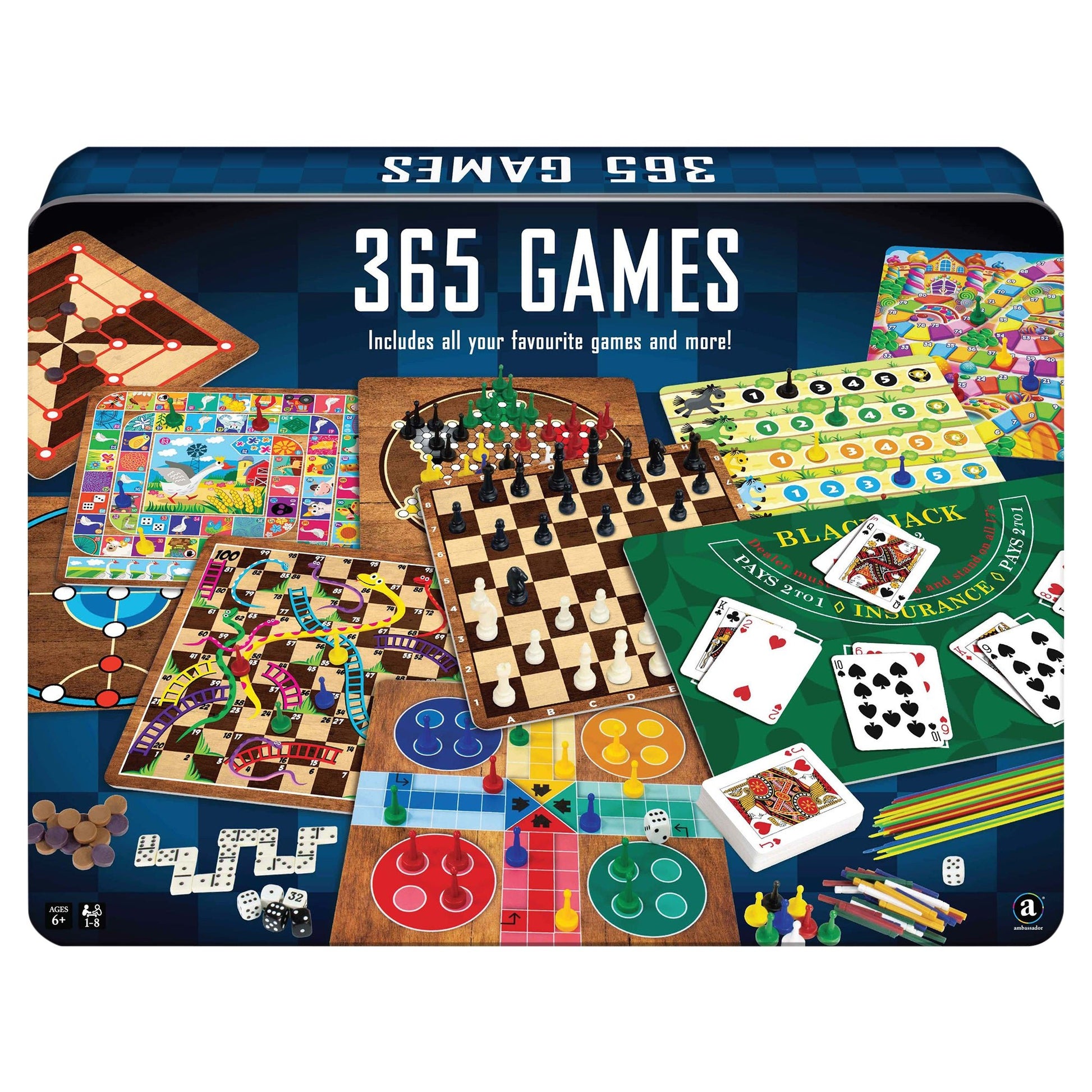 365 Games in Tin Case - Mastermind Toys___247181