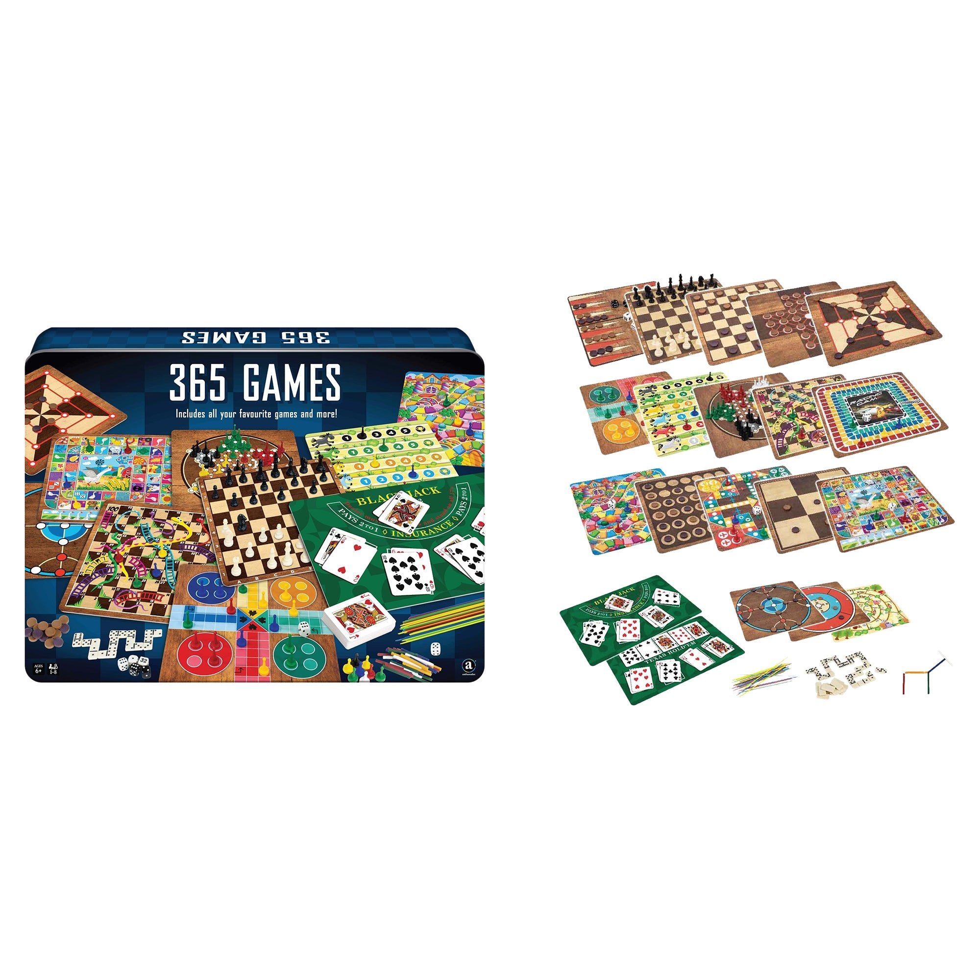 365 Games in Tin Case - Mastermind Toys___247181