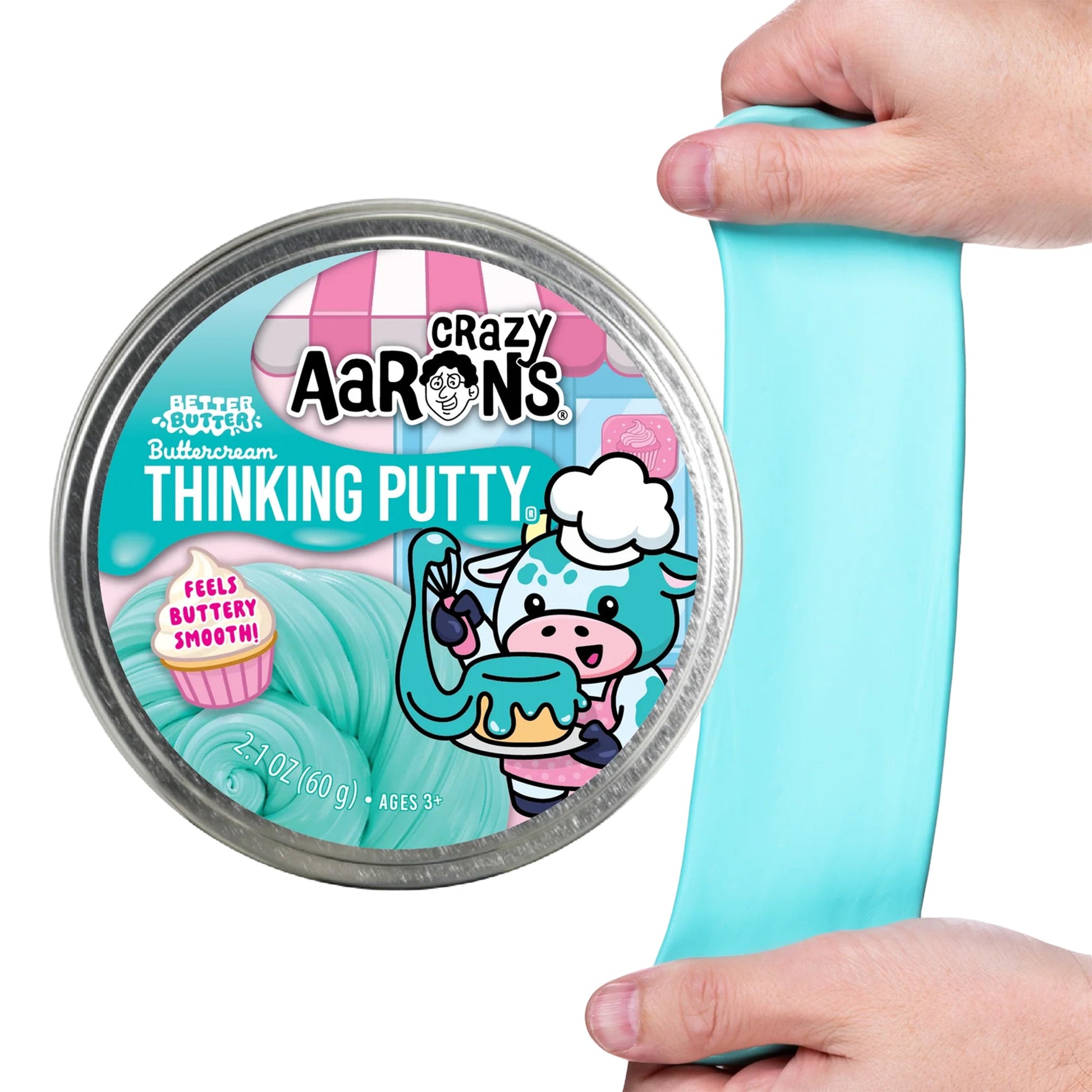 4" Thinking Putty - Better Butter Buttercream - Mastermind Toys___254978