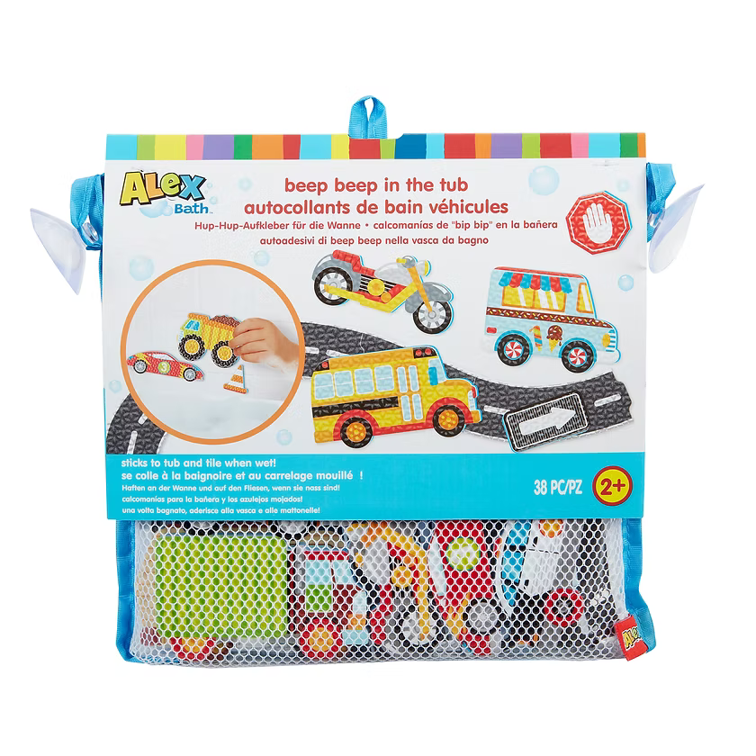 Alex - Bath - Beep Beep Stickers In the Tub