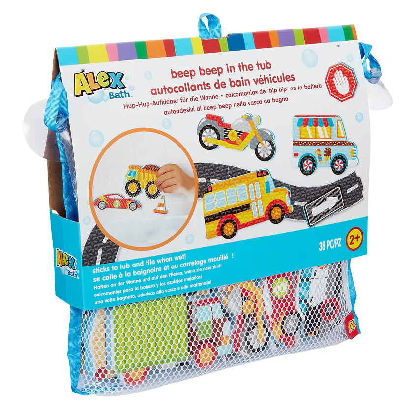 Alex - Bath - Beep Beep Stickers In the Tub