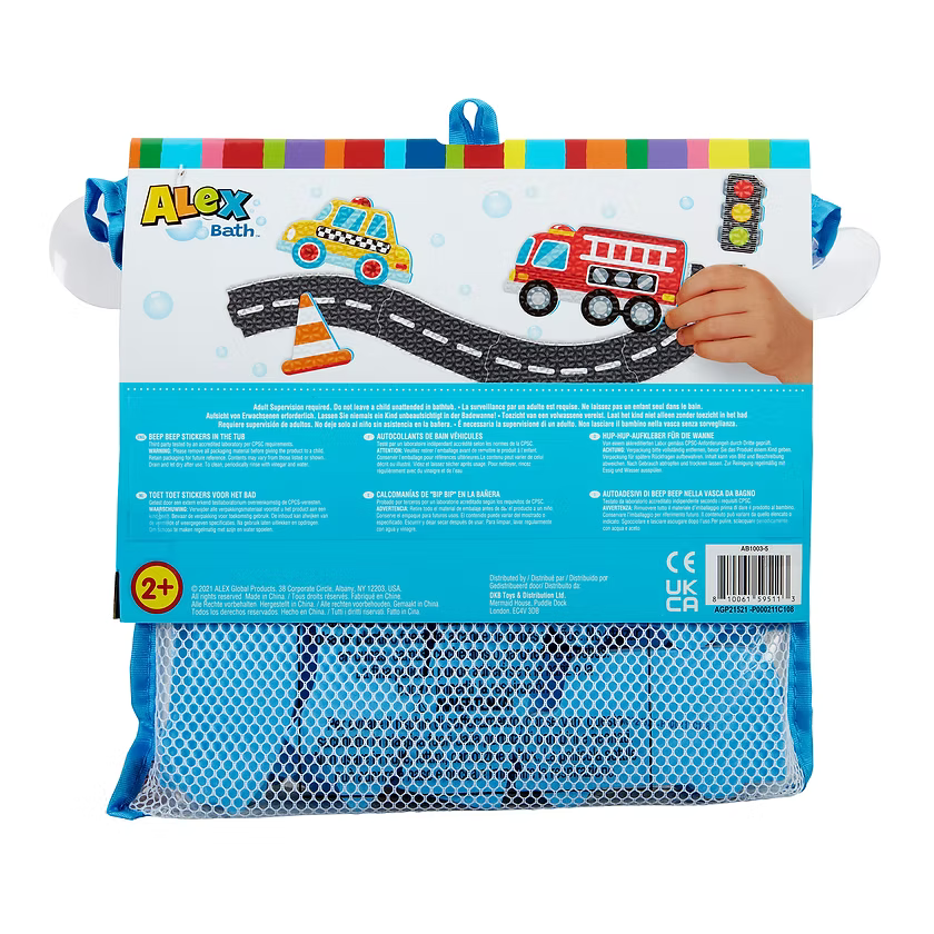 Alex - Bath - Beep Beep Stickers In the Tub