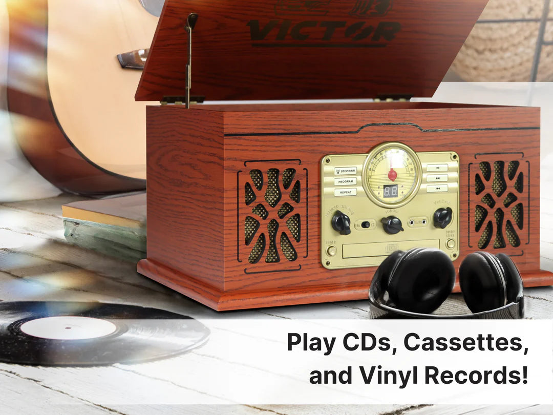 VICTOR Mahogany Record Player