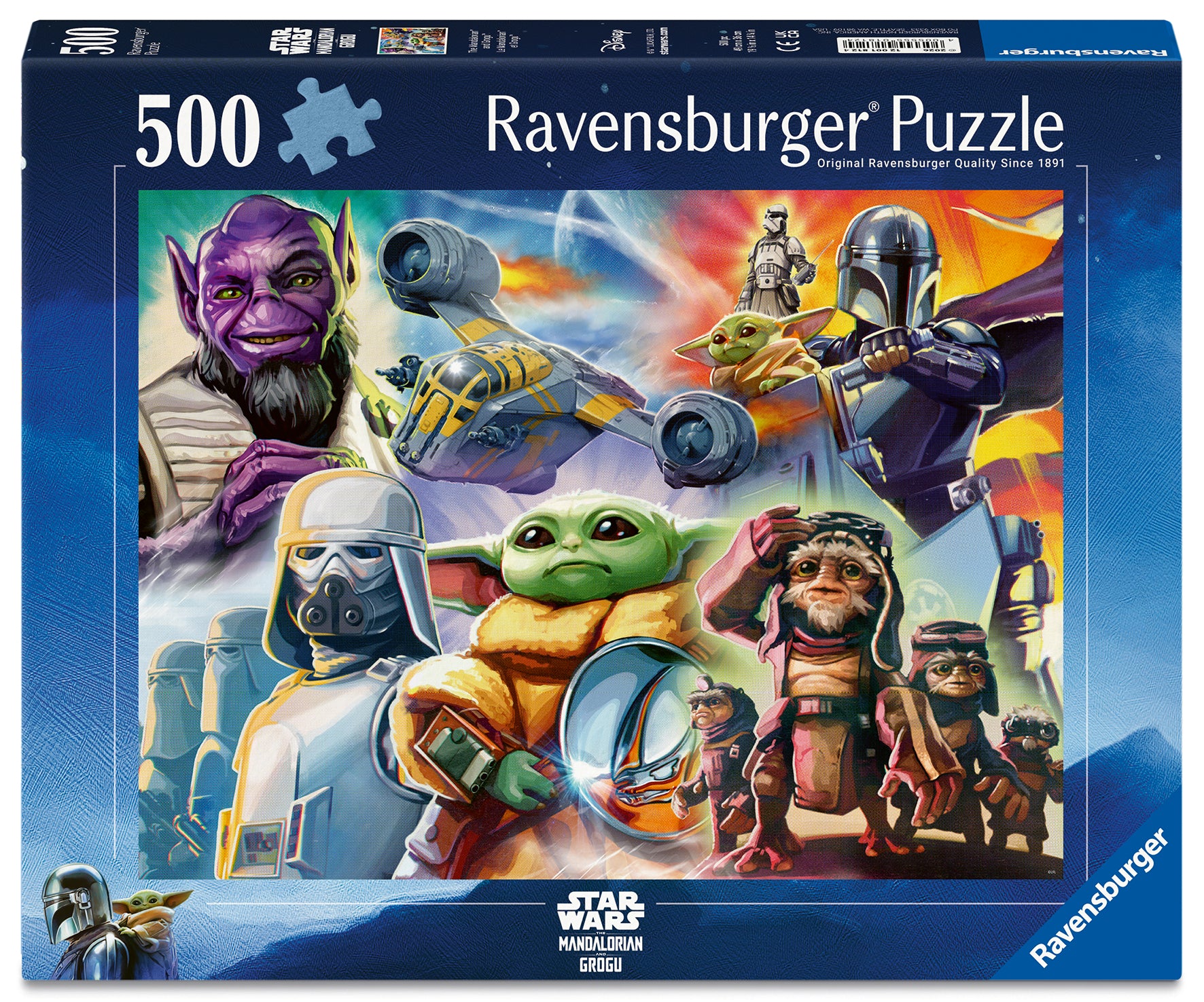 Ravensburger The Mandalorian and Grogu 500 Pc Puzzle