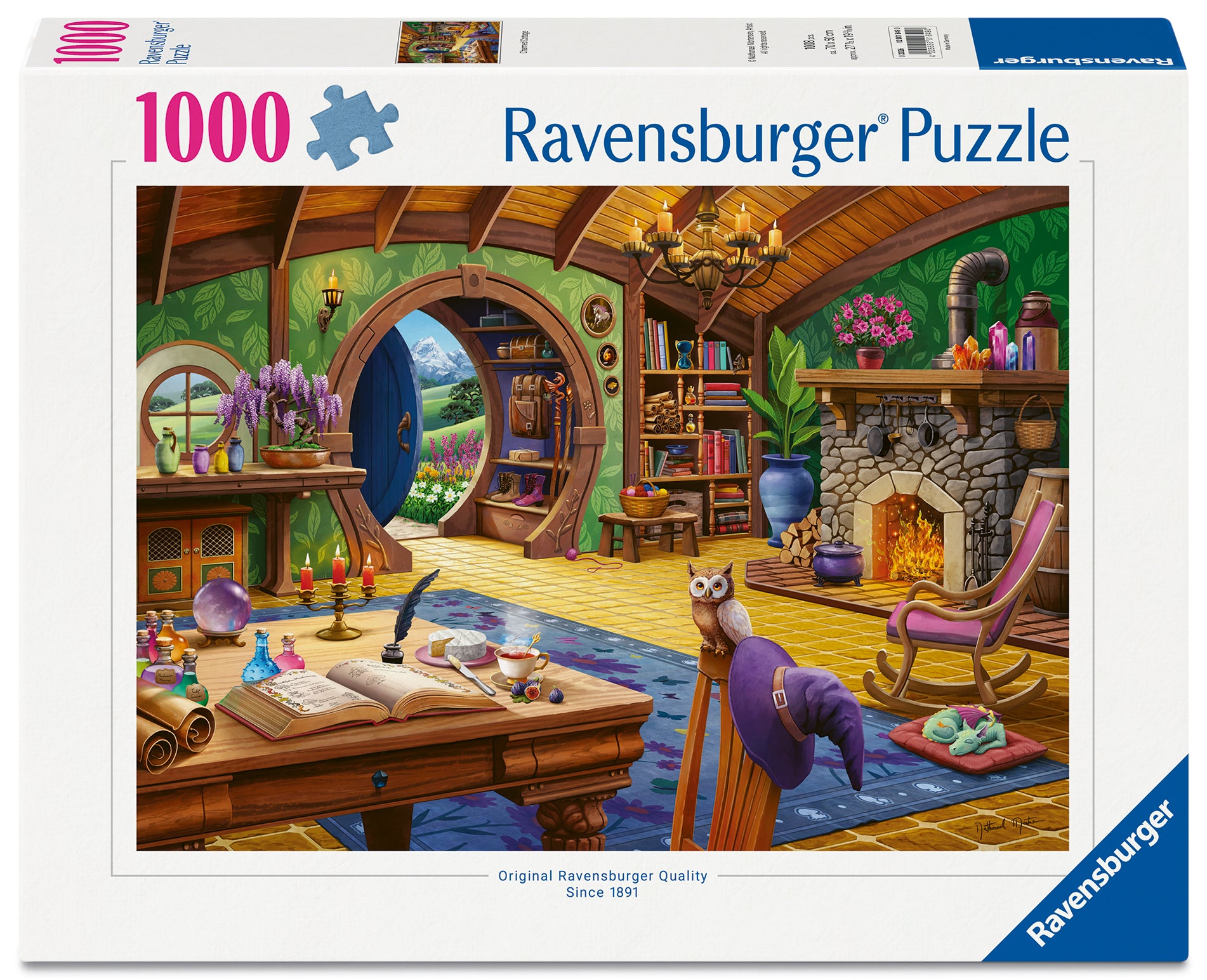 Ravensburger Charmed Cottage 1000 Pc Puzzle