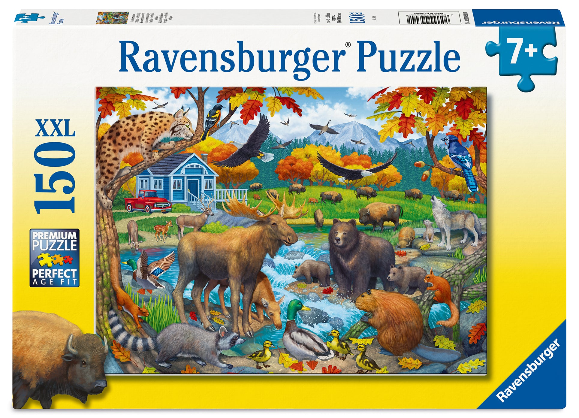 Ravensburger Wildlife Gathering 150 Pc XXL Puzzle