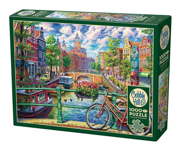Cobble Hill Amsterdam Canal 1000 Pc Puzzle