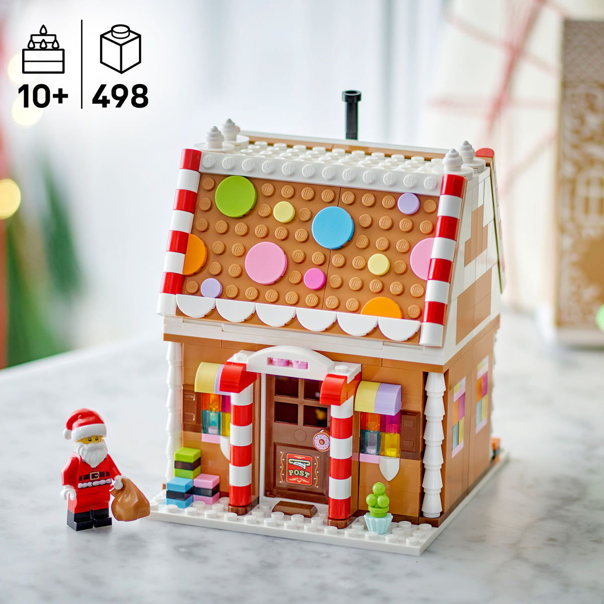 LEGO® Festive Gingerbread House Christmas Toy for Kids 40809