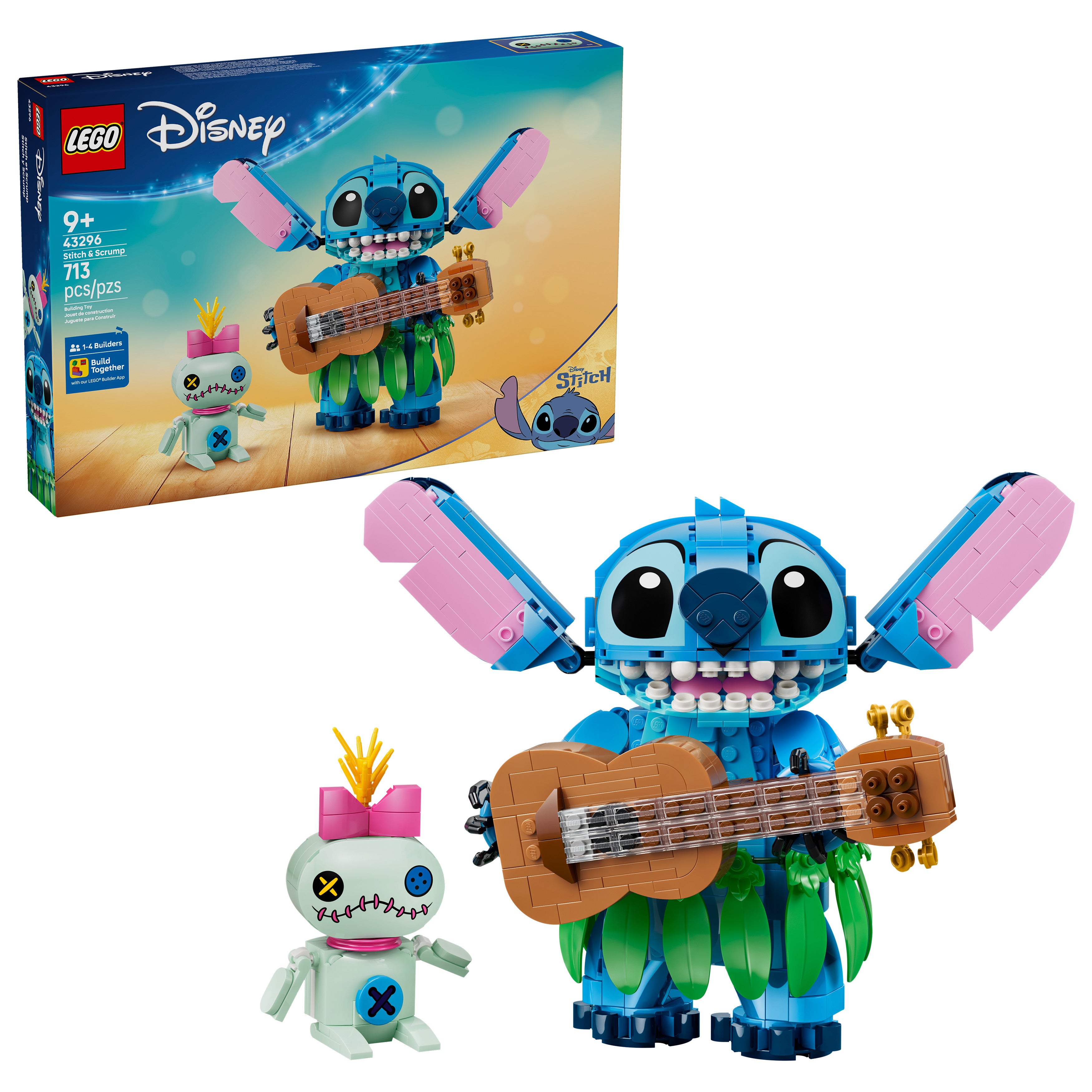 LEGO® Disney Stitch & Scrump Building Toy 43296