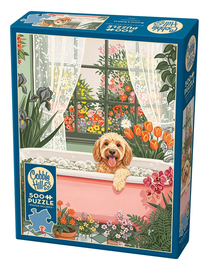 Cobble Hill Blooms and Bubbles 500 Pc Puzzle
