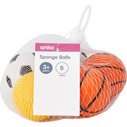 5 Pack Sponge Balls - Mastermind Toys___244372