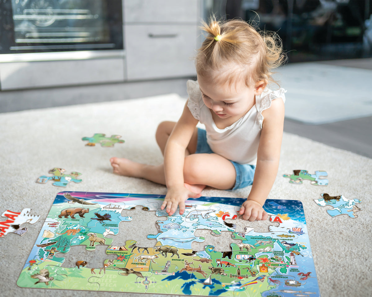 Cobble Hill Map of Canada (35 pc Floor Puzzle)