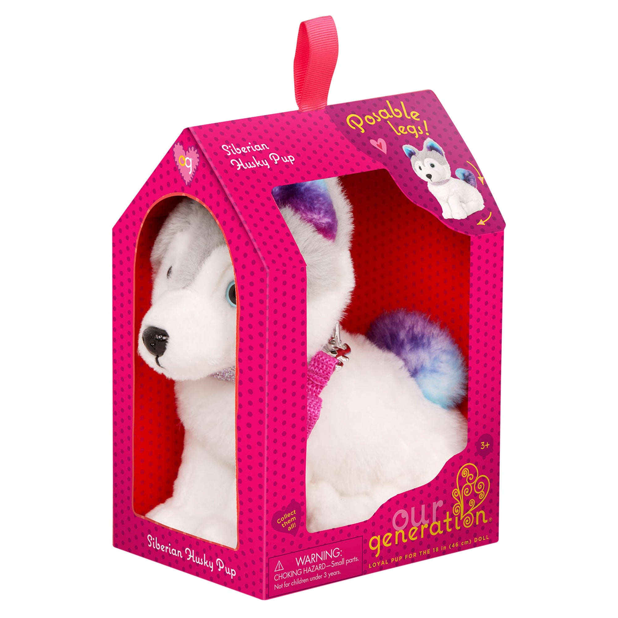 6” Posable Siberian Husky Pup - Mastermind Toys___249452