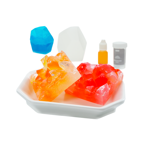 KiwiCo-Crystal Ombre Soap Making