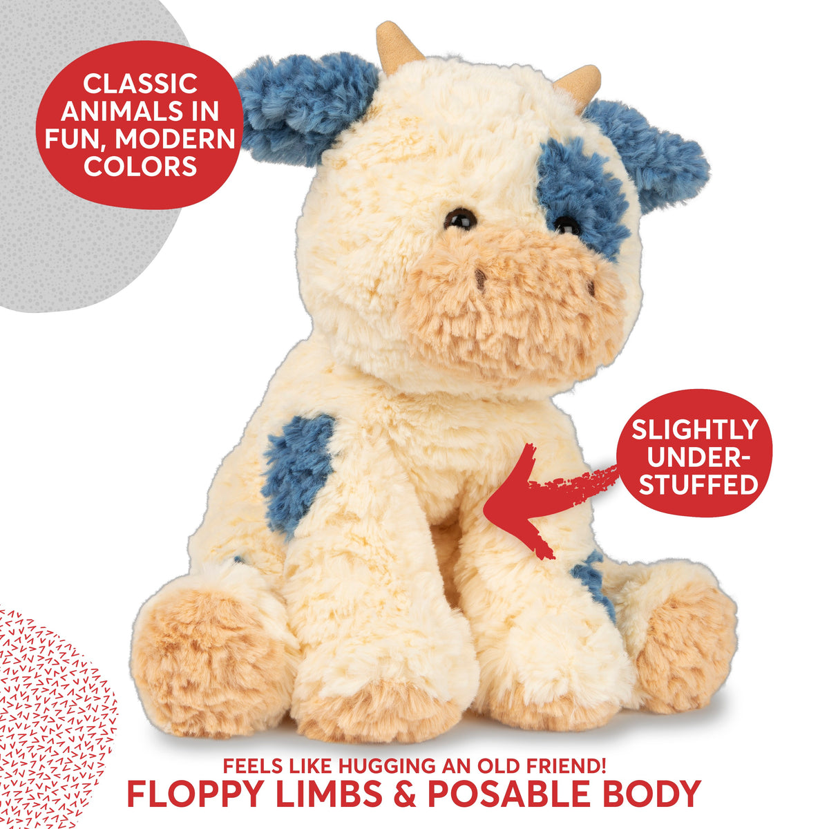 GUND Cozys Collection Cow