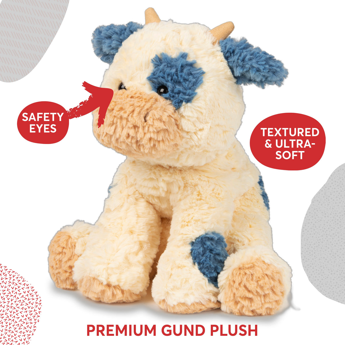 GUND Cozys Collection Cow