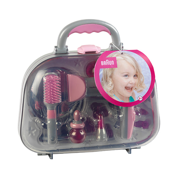 Klein Pink Beauty Case with Hair Dryer