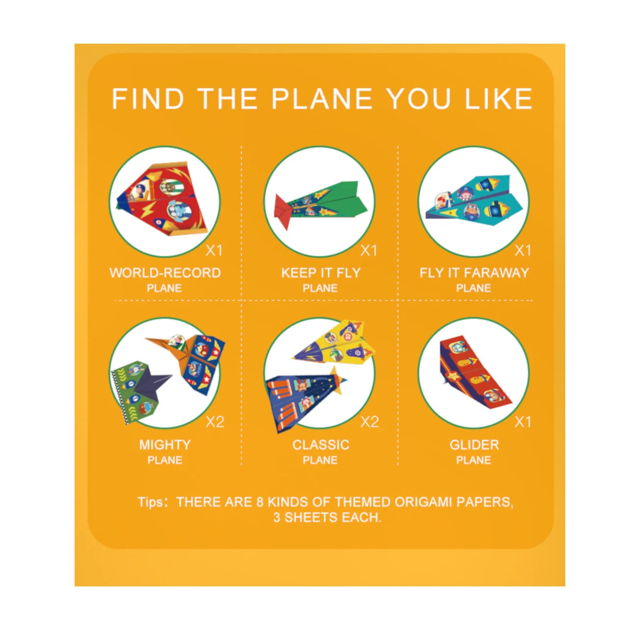 Origami Kit for Kids - Paper Planes