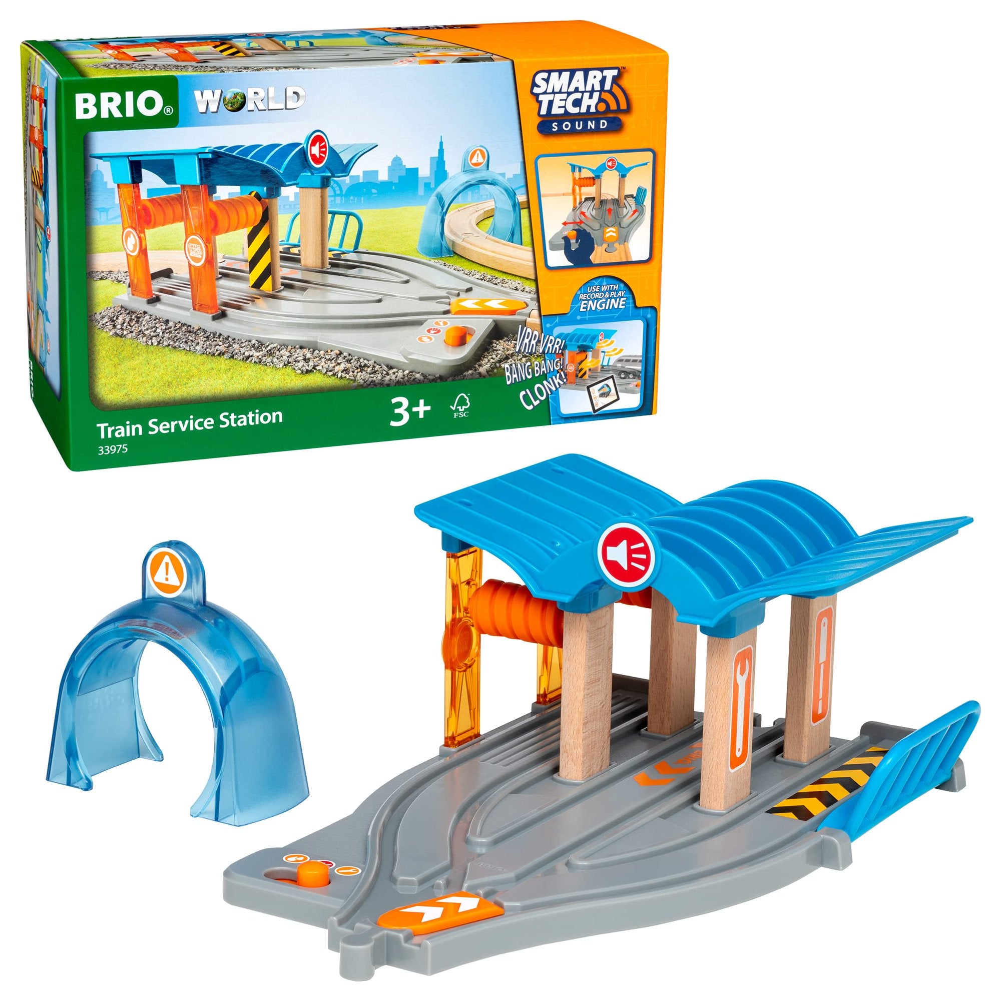 Brio World - Smart Tech Sound Train Service Station