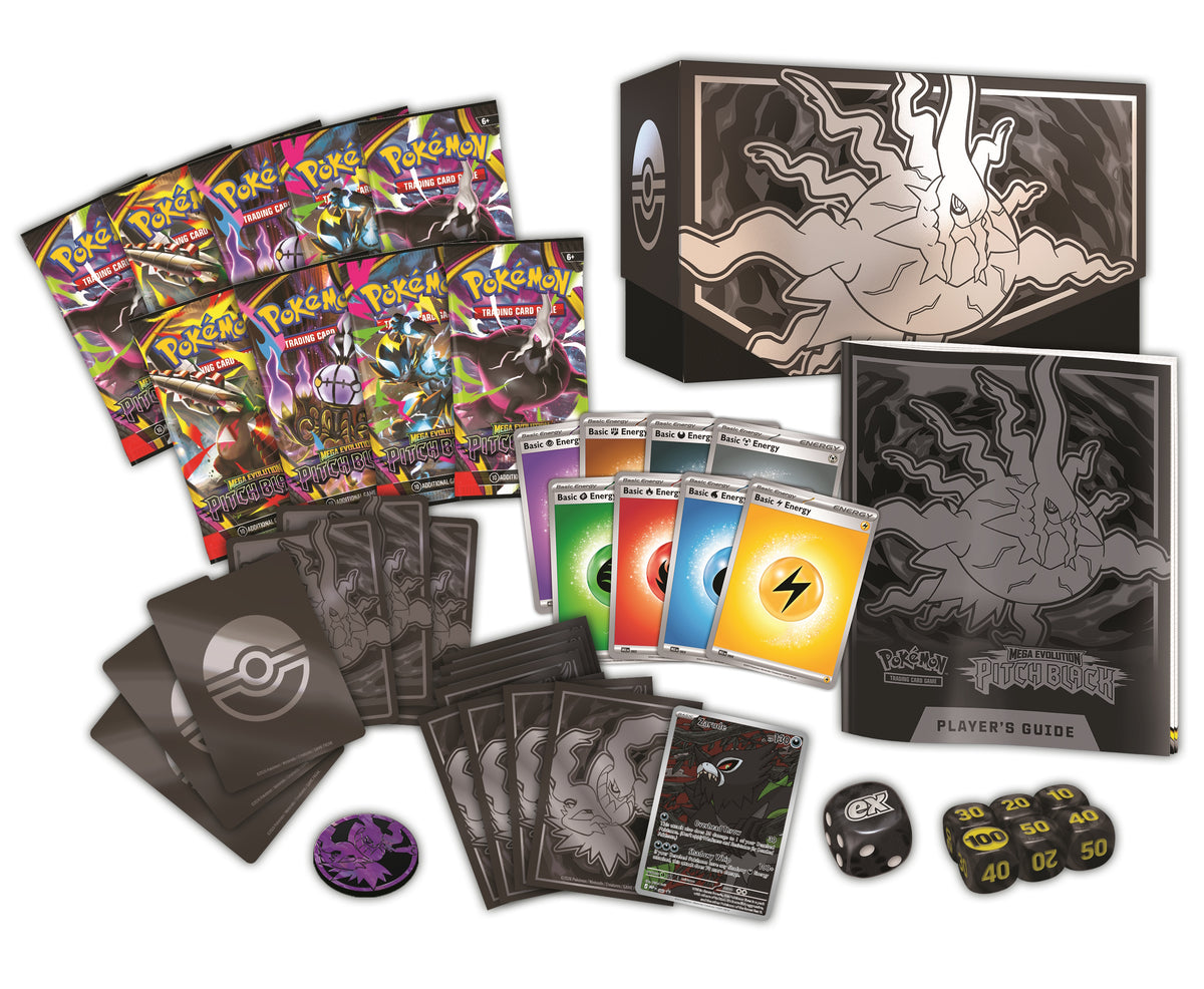 Pokémon TCG: Mega Evolution PITCH BLACK Elite Trainer Box